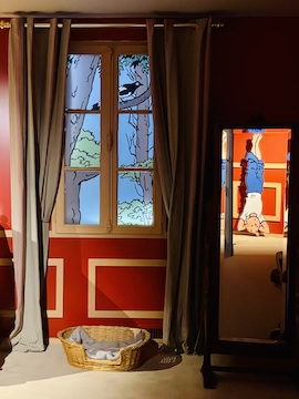 La chambre de Tintin au château de Cheverny