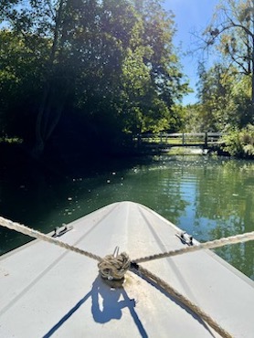 Découverte du parc du château de Cheverny en bateau électrique