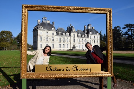 Constance et Charles-Antoine de Vibraye, propriétaire du château de Cheverny