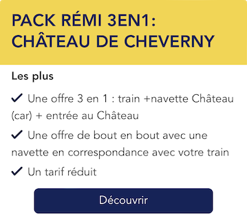 Pack tarif préférentiel SNCF