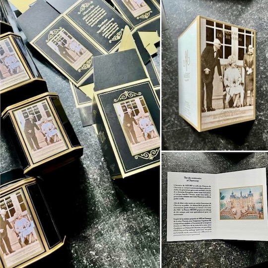 Thé du centenaire du château de Cheverny, créé par la maison Meert Thé du centenaire du château de Cheverny, créé par la maison Meert