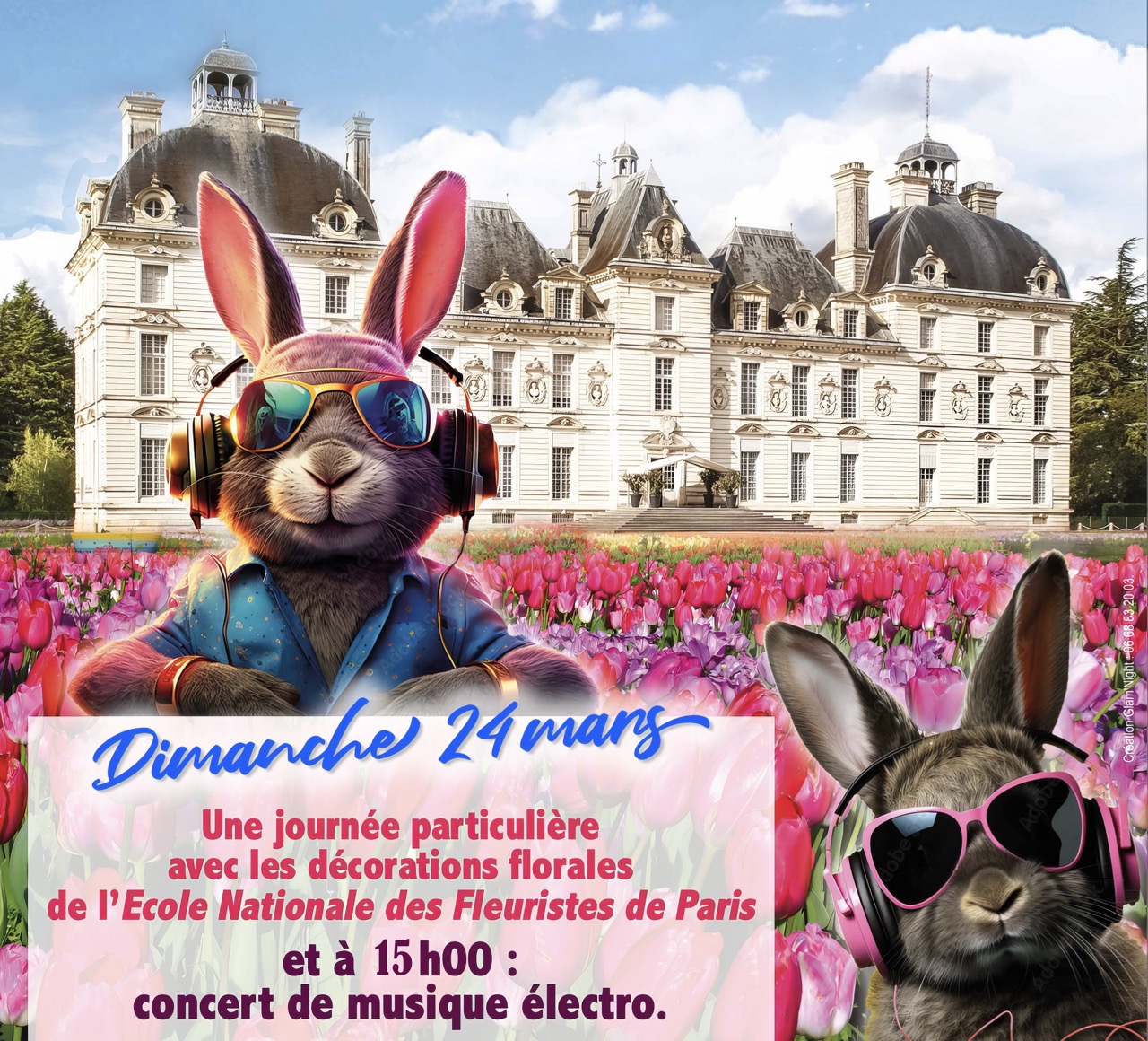 Fête printemps au château de Cheverny, le 24 mars 2024