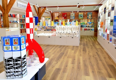 Boutique Tintin interieur