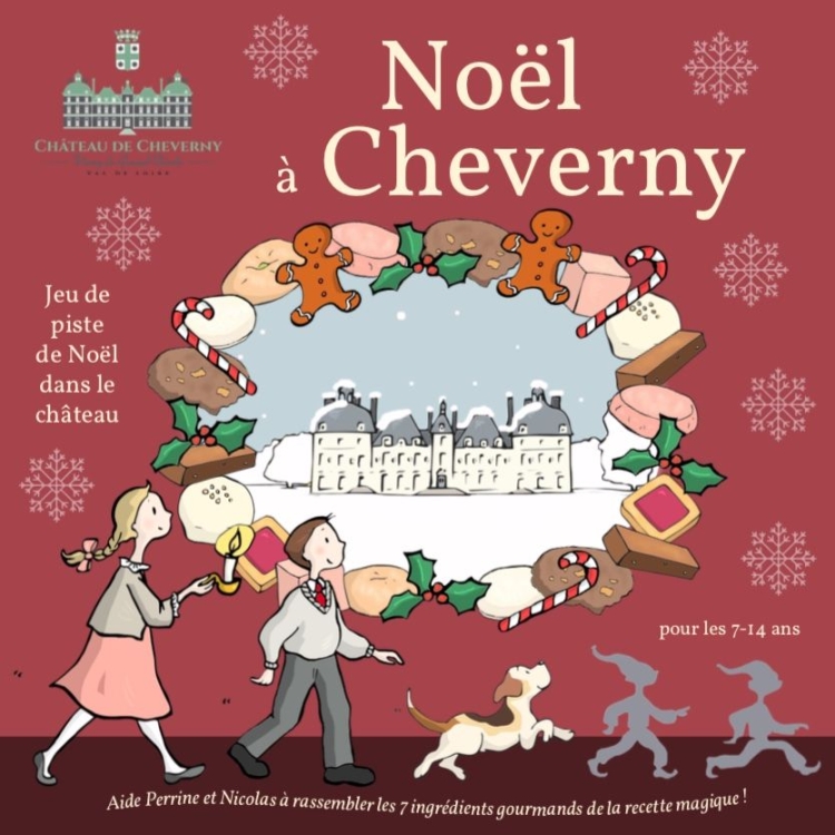 Jeu de piste de Noël pour les enfants au château de Cheverny